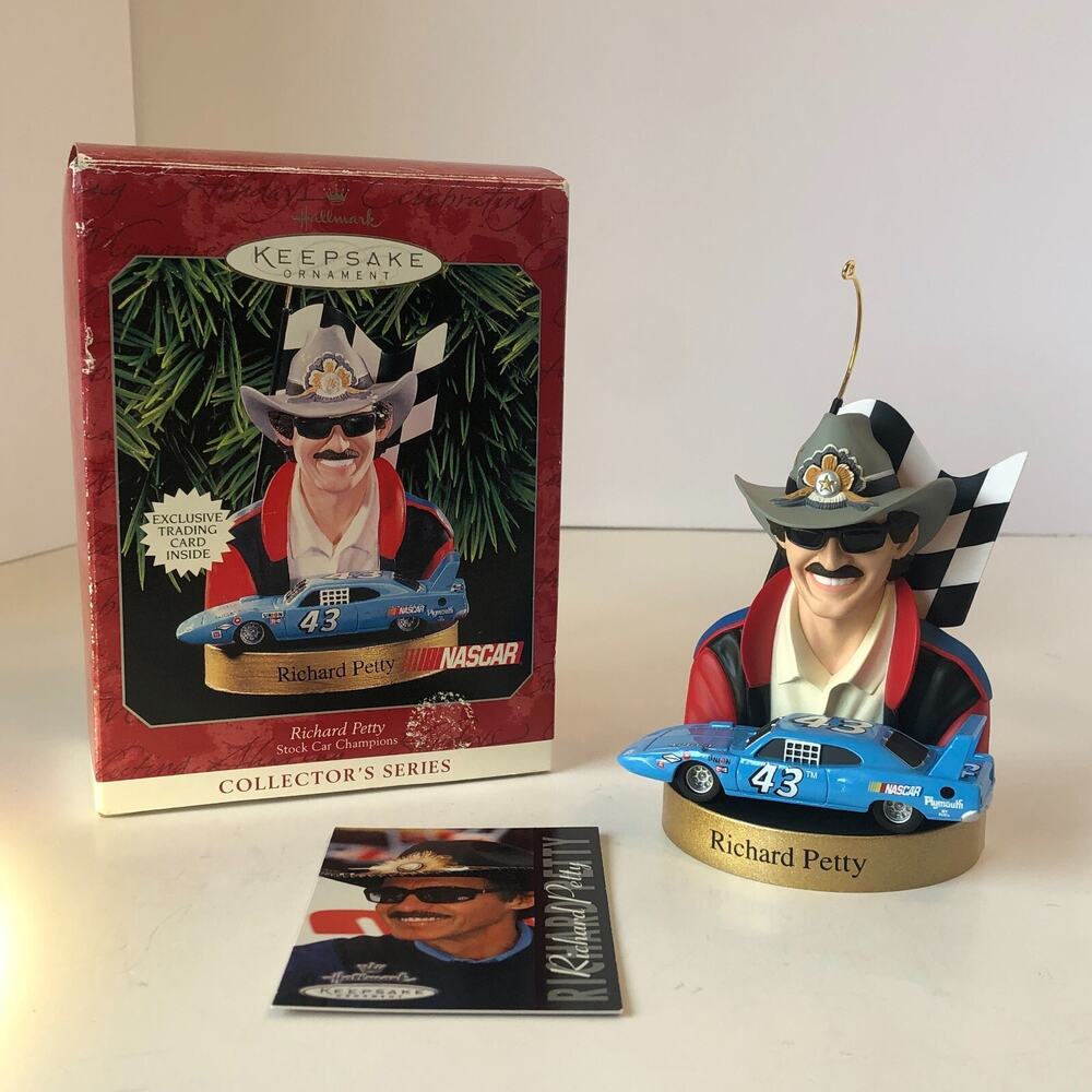 Vintage 1998 Nascar Richard Petty #43 Hallmark Keepsake‎ Ornament